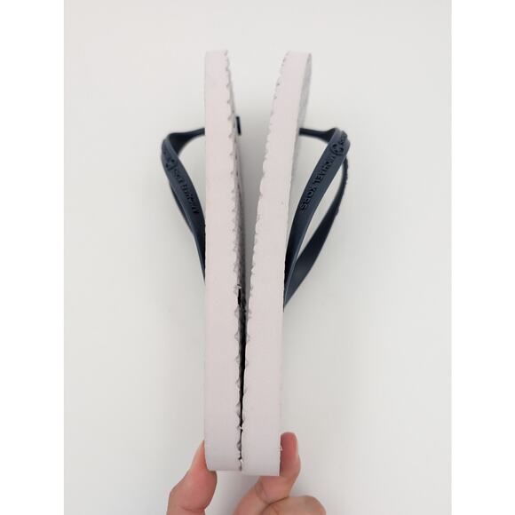 Michael Kors Monogram Flip Flop Sandals Women's Lightweight PVC Size US10M EU41 - Picture 10 of 10